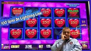 💥100 Spins on Lightning Link Part 1 of 4💥 [upl. by Martynne]