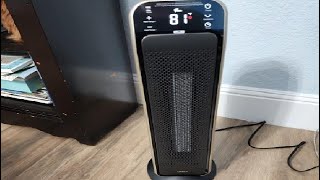 Dreo Space Heater for Indoor Use Fast Electric Heater with Remote and Thermostat Review [upl. by Lajet108]