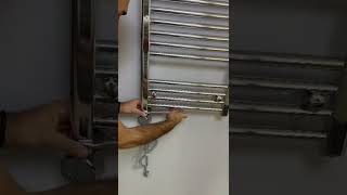 how to install heating elements to towel rail [upl. by Sdlonyer80]