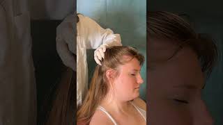 Asmr scalp 💆🏻‍♀️ asmr asmrsounds asmrvideo relax relaxing satisfying hair sleep tingles [upl. by Dre]