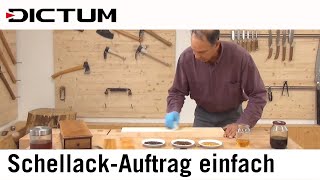 Schellackauftrag einfach  Schritt für Schritt erklärt von Garrett Hack  Tutorial Video [upl. by Mun]