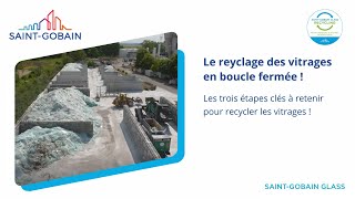 Recyclage Le recyclage des vitrages en boucle fermée [upl. by Winn]