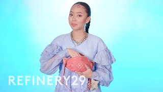 Griff Reveals Whats Inside Her Chanel Waist Bag  Spill It  Refinery29 [upl. by Narib]