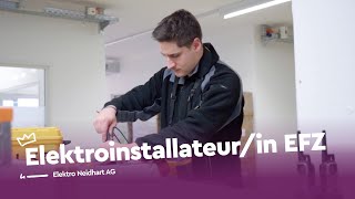 Elektroinstallateurin EFZ  Elektro Neidhart AG  Lehrstellenvideo  Yousty [upl. by Figone]