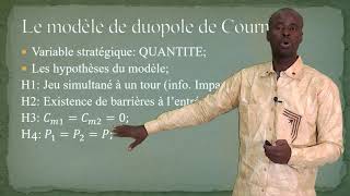 Le duopole de Cournot  introduction [upl. by Elsworth]