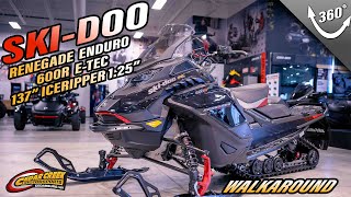 Walkaround  2025 SkiDoo Renegade® Adrenaline® with Enduro Package 600R ETEC Ice Ripper XT 125 [upl. by Eigroeg910]