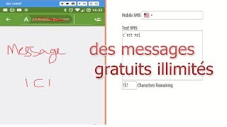 envoyer des messages SMS vers tous les pays illimités [upl. by Wachter]