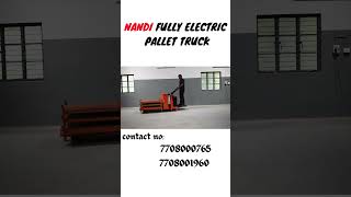 Battery operated pallet truck pallettruck materialhandlingequipment handlingequipment forklift [upl. by Kyred]