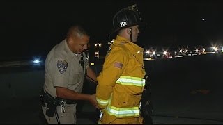 CHP officer handcuffs Chula Vista Firefighter caught on camera by CBS 8 [upl. by Anima]