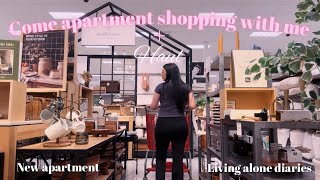 APARTMENT SHOPPING VLOG  HAUL shopping for my new apartment Target Burlington amp tj maxx 🏠 [upl. by Odille29]