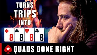 How to get PAID with QUADS ♠️ PokerStars [upl. by Hunter]