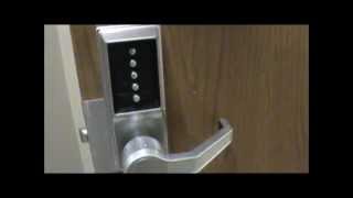 Simplex Push Button Lock Installation [upl. by Ahens]