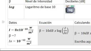 Intensidad del sonido y nivel de intensidad [upl. by Laurens344]