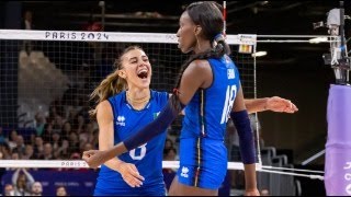 Le Azzurre del Volley Femminile DISTRUGGONO Team USA 30 e si prendono lORO OLIMPICO a Parigi 2024 [upl. by Elohc]