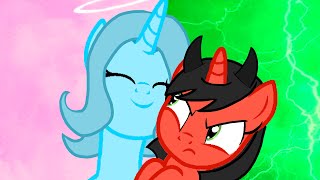 Ggbg good girl bad girl mlp style speedpaint [upl. by Yauqaj985]