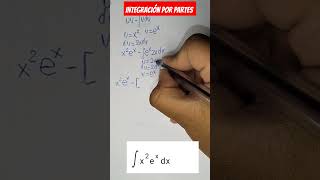 INTEGRACIÓN POR PARTES calculo ingeneria calculointegral [upl. by Einomrah]