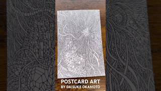 Postcard art drawing by Daisuke Okamoto lineart rt [upl. by Ludeman]