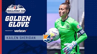 NWSL Challenge Cup Golden Glove Presented by Verizon  Kailen Sheridan Sky Blue FC [upl. by Ytineres]