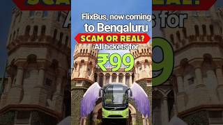 Flixbus AC Bus Tickets  99₹  Scam 🚫 or Real⁉️ [upl. by Warchaw]