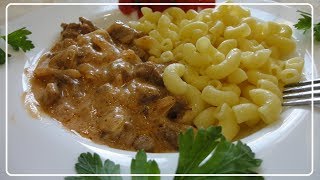 БЕФСТРОГАНОВ  БЫСТРО ВКУСНО СЫТНО [upl. by Goldston]