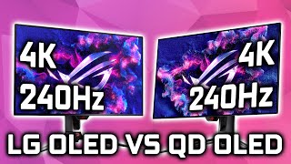 Which OLED is better  LG OLED vs Samsung QD OLED Monitors [upl. by Kayne]