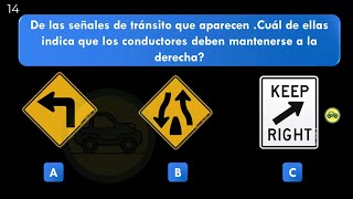 ACTUAL EXAMEN TEÓRICO 2024 para la LICENCIA DE CONDUCIR DMV EN ESPANOL 9 [upl. by Namzaj]