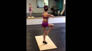 Sophia Lucia hits 51 pirouettes in passé 2313 [upl. by Trabue672]