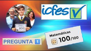 ✨100 en Matemáticas ICFES Pregunta 1️⃣ [upl. by Chae464]