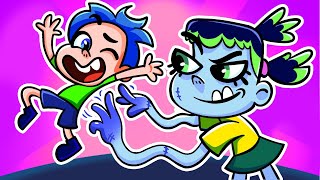 Zombie Tickle Girl Song  More Funny Kids Songs And Nursery Rhymes [upl. by Barney]