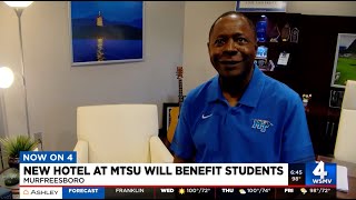 WSMV NBC Covers New Hotel Plans for MTSUs Campus [upl. by Arluene182]