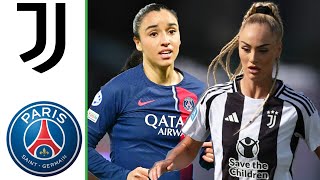 Juventus vs PSG  Highlights  Womens Champions League  19092024 [upl. by Namlas]