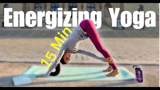 Energizing Morning Yoga  15 Min  Intermediate [upl. by Tina]