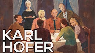 Karl Hofer A collection of 75 paintings HD [upl. by Leahcimnoj]