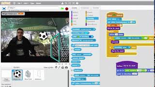 Scratch football game  using camera video motion [upl. by Flagler]