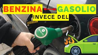 BENZINA al posto del GASOLIO cosa succede allAUTO [upl. by Zitah]