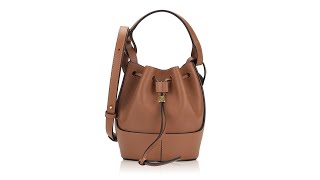 Loewe Calfskin Balloon Mini Shoulder Bag Tan [upl. by Katz810]