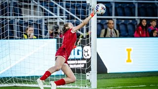 Olivia Bodmer discusses epic performance in goal for Rutgers ahead of B1G Championship game [upl. by Sitoeht436]