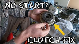 110CC ATV Starter Clutch Fix A Patch and Go Solution for 0 Budget [upl. by Duquette]