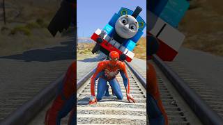 Thomas The Train CRASH 😲 shorts trains parody [upl. by Vi]