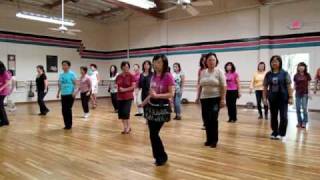 Little Rhumba Line Dance Demo amp Walk Through [upl. by Novihc]