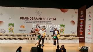 BrainOBrain internationalcompletition Dubai [upl. by Ingrim]