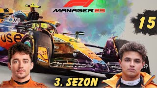 F1 Manager 23  3Sezon Japonya GP  McLaren 15 [upl. by Randell510]