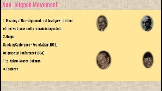 Non Aligned Movement  NAM [upl. by Burkley]