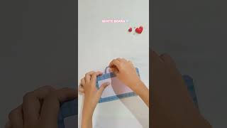 Cute WhiteBoard ☁️diy diycrafts art artandcraft handmade craftideas handmadediy [upl. by Eilesor]