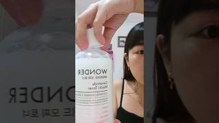 Applying Tony Moly Ceramide Mochi Toner [upl. by Ennairod]