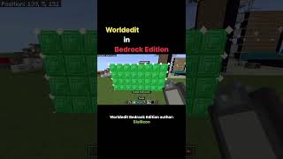 Worldedit Bedrock Edition minecraft minecraftbedrock minecraftbedrockedition playstation ps4 [upl. by Richy]