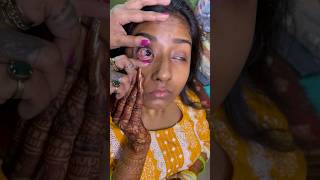 Lenses ￼ technique🥰💄 thesumanthapamua youtubeshortsvideo contactlenses 1000subscriber makeup [upl. by Neill]