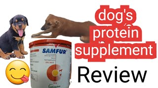 dog protein supplement natural egg protein samfur product sarahpetzone6261 [upl. by Neoma]