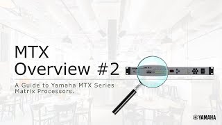 Yamaha MTXMRX MTX Overview 2 [upl. by Irah767]