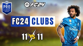 FC24  Clubs  11vs11  ViRUS Gaming [upl. by Ahsiadal]